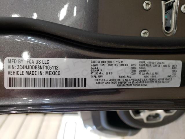 2022 JEEP COMPASS TR - 3C4NJDDB8NT105112