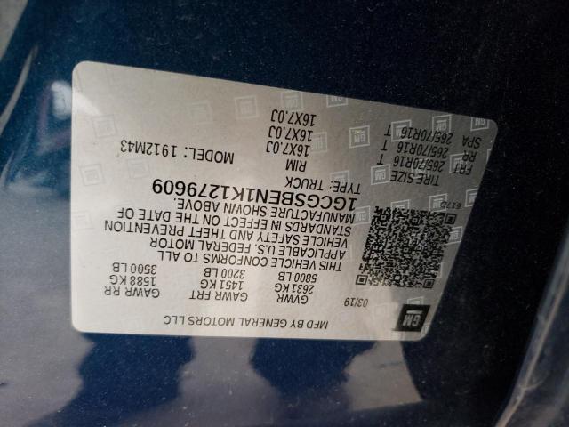 1GCGSBEN1K1279609