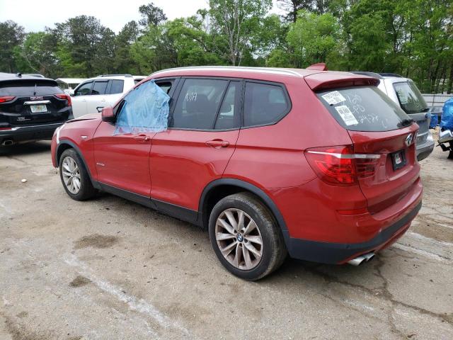 2017 BMW X3 SDRIVE2 - 5UXWZ7C57H0U45720