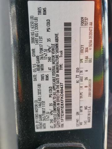 1FTEW1E8XFKD69437 Ford F150 Supercrew