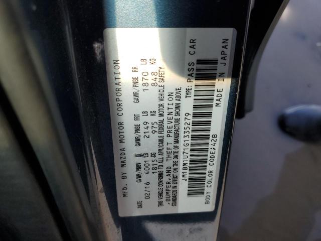 JM1BM1U71G1335279 Mazda 3 SPORT