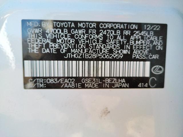 2023 LEXUS IS 350 F S - JTHGZ1B28P5062959