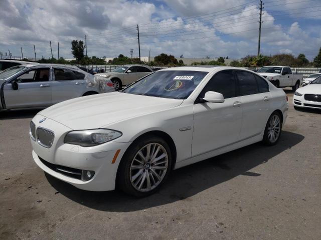 Vehiculos salvage en venta de Copart Miami, FL: 2012 BMW 550 I