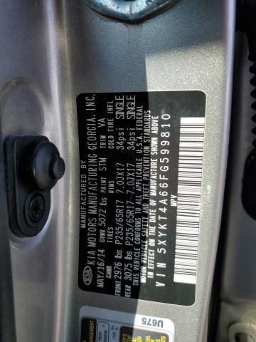 5XYKT4A66FG599810 KIA SORENTO LX