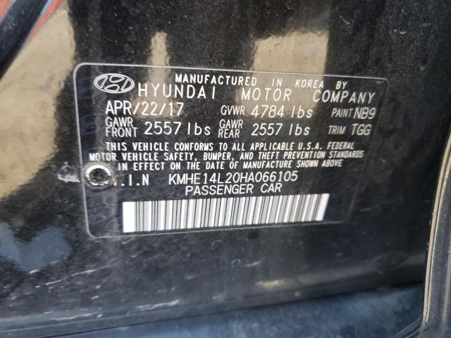 2017 HYUNDAI SONATA PLU - KMHE14L20HA066105