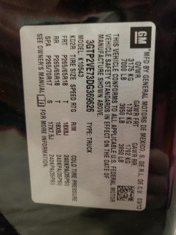 2013 GMC SIERRA K15 - 3GTP2VE73DG369626