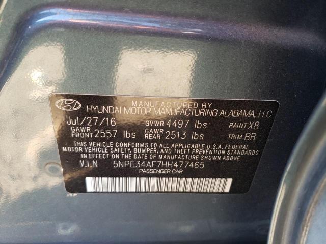 5NPE34AF7HH477465 Hyundai Sonata Sport