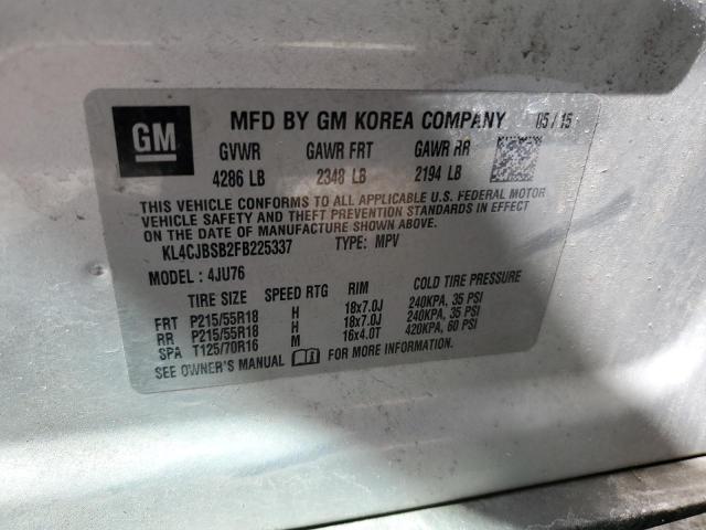 2015 BUICK ENCORE CON - KL4CJBSB2FB225337