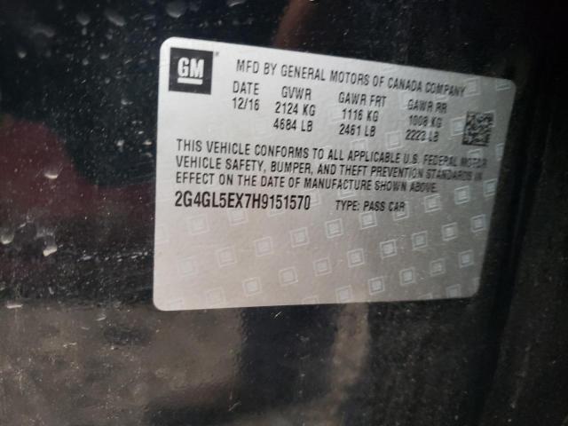 2017 BUICK REGAL SPOR - 2G4GL5EX7H9151570