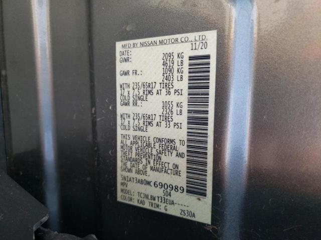 2021 NISSAN ROGUE S - 5N1AT3AB0MC690989