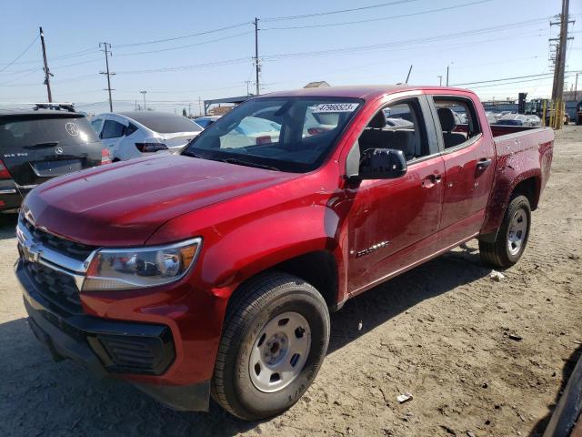 Salvage cars for sale at Los Angeles, CA auction: 2021 Chevrolet Colorado