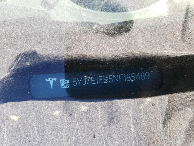 5YJ3E1EB5NF185489 | 2022 Tesla model 3