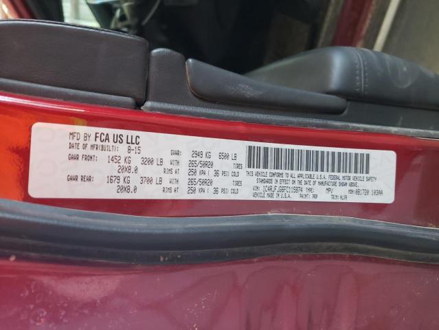 1C4RJFJG6FC115874 Jeep Grand Cherokee Summit