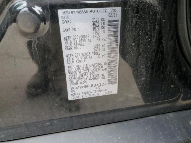5N1AT2MV0FC834124 Nissan ROGUE S