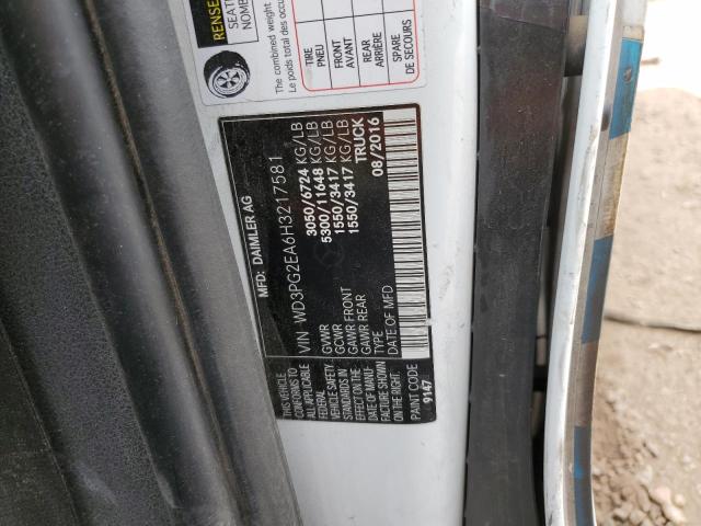2017 MERCEDES-BENZ METRIS - WD3PG2EA6H3217581