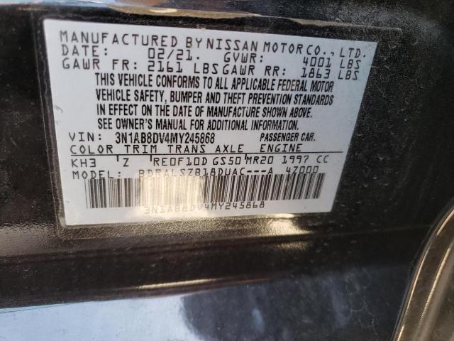 3N1AB8DV4MY245868 Nissan SENTRA SR