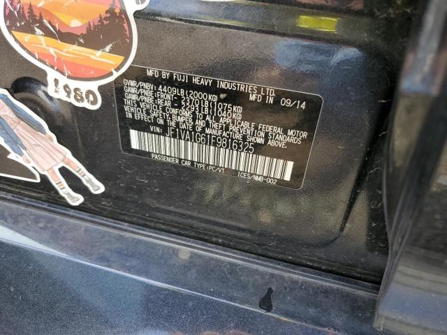 JF1VA1G61F9816325 Subaru Wrx Limited