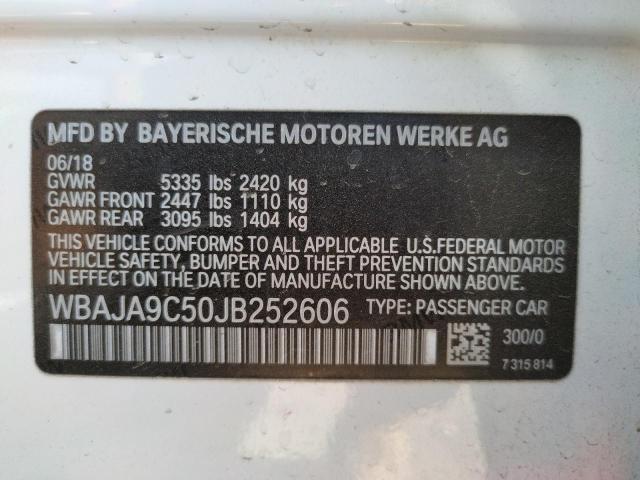 WBAJA9C50JB252606 BMW 530e