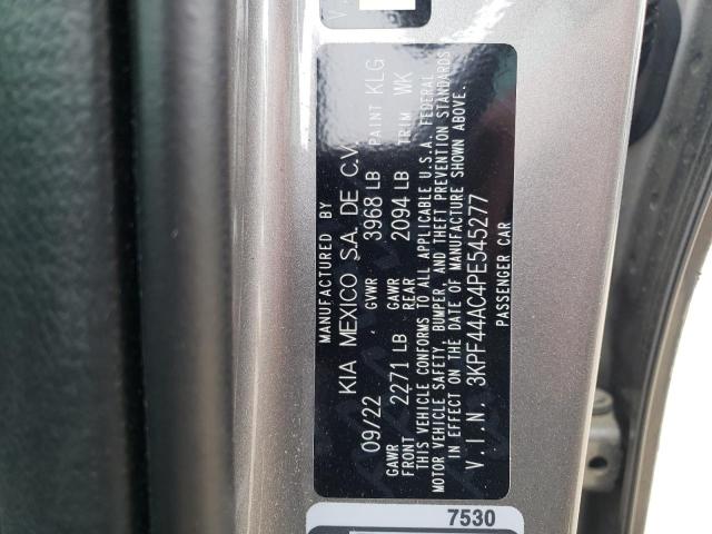 3KPF44AC4PE545277 KIA FORTE GT