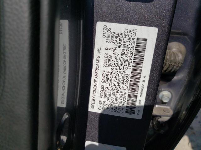 2020 HONDA ACCORD LX - 1HGCV1F16LA055055