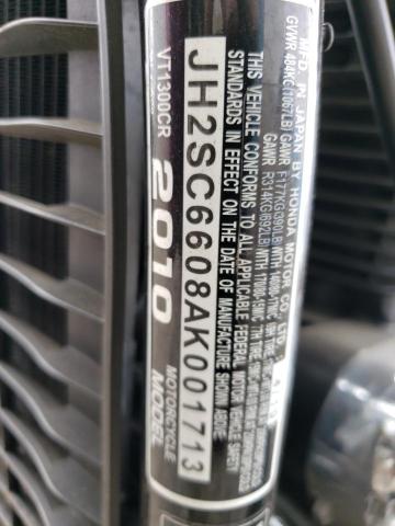 2010 HONDA VT1300 CR - JH2SC6608AK001713