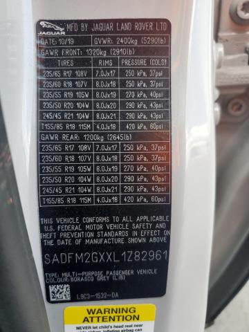 2020 JAGUAR E-PACE R-D - SADFM2GXXL1Z82961