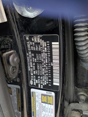 5XYKTDA70FG605643 KIA SORENTO LX