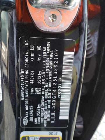 5XXGT4L35LG392107 KIA Optima Lx