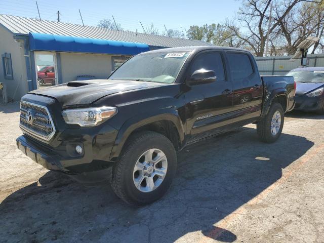 Salvage cars for sale from Copart Wichita, KS: 2016 Toyota Tacoma Double Cab