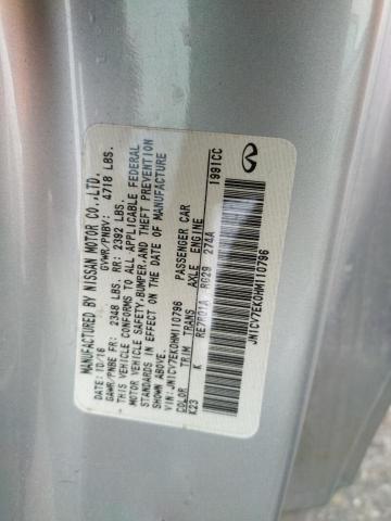 JN1CV7EK0HM110796 Infiniti Q60 Base