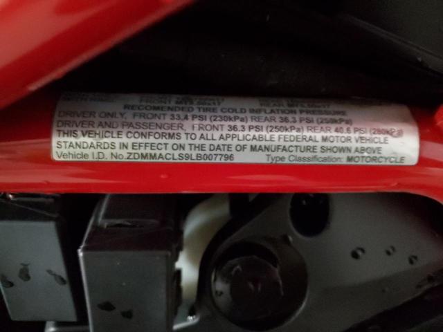 2020 DUCATI MONSTER 82 - ZDMMACLS9LB007796
