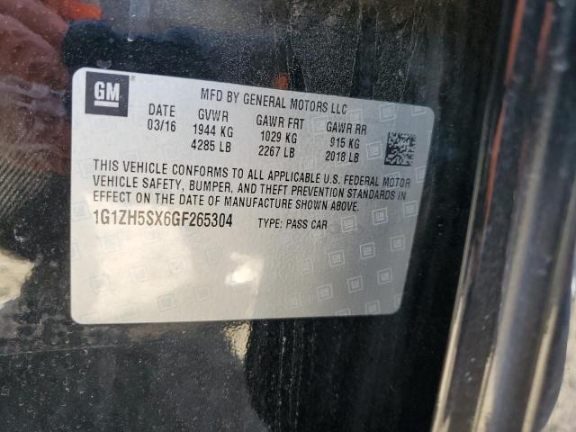 2016 CHEVROLET MALIBU PRE - 1G1ZH5SX6GF265304