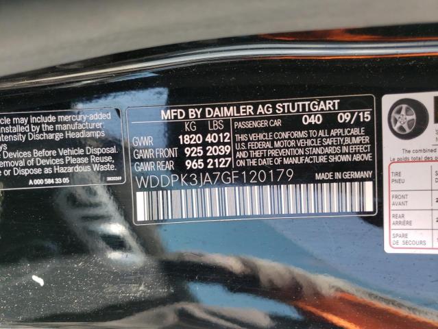 2016 MERCEDES-BENZ SLK 300 - WDDPK3JA7GF120179