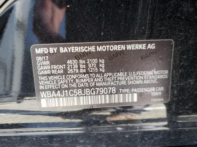 WBA4J1C58JBG79078 BMW 430i Gran Coupe