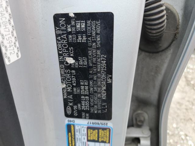 KNDPM3AC0H7159472 KIA Sportage Lx