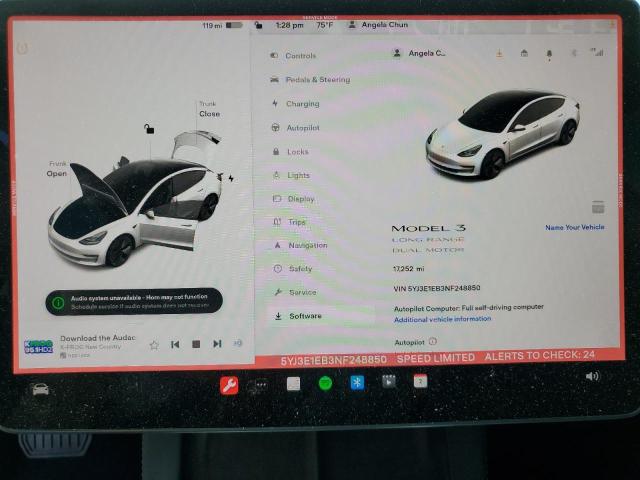 5YJ3E1EB3NF248850 Tesla MODEL 3
