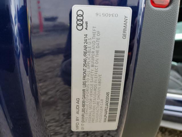 2018 AUDI S5 PREMIUM - WAUP4AF52JA002045