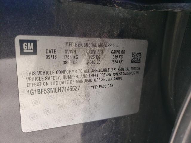 1G1BF5SM0H7146527 Chevrolet Cruze Premier