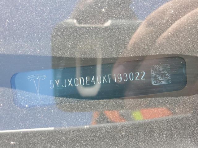 5YJXCDE40KF193022 Tesla MODEL X