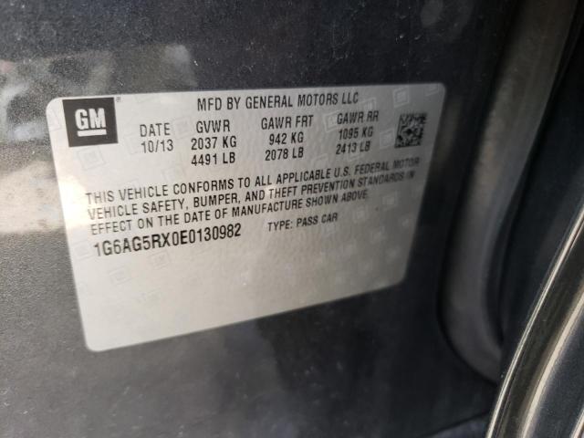 1G6AG5RX0E0130982 Cadillac ATS