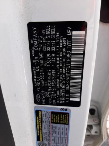 2015 HYUNDAI SANTA FE G - KM8SR4HF7FU118980