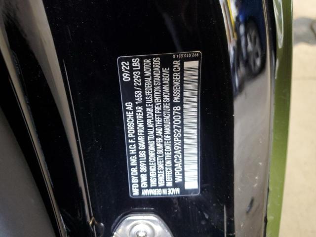 2023 PORSCHE 911 GT3 - WP0AC2A9XPS270078