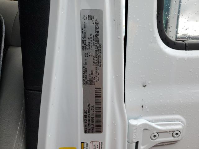 1C4HJXEGXMW764214 Jeep Wrangler Unlimited Sahara