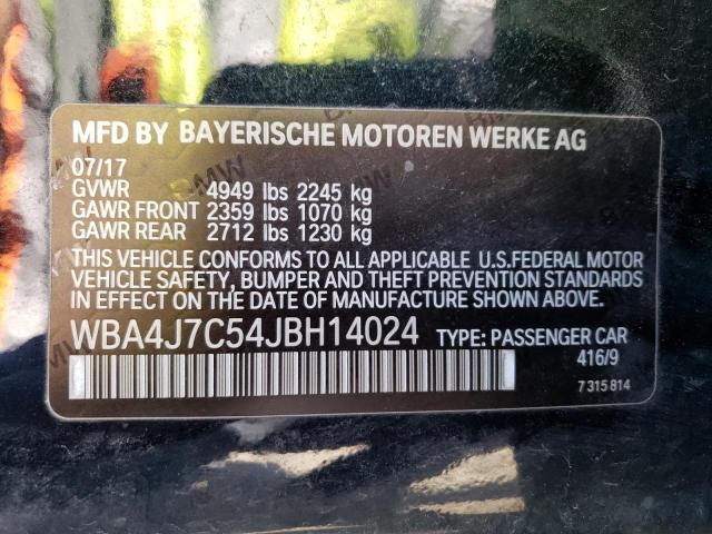 2018 BMW 440XI GRAN - WBA4J7C54JBH14024