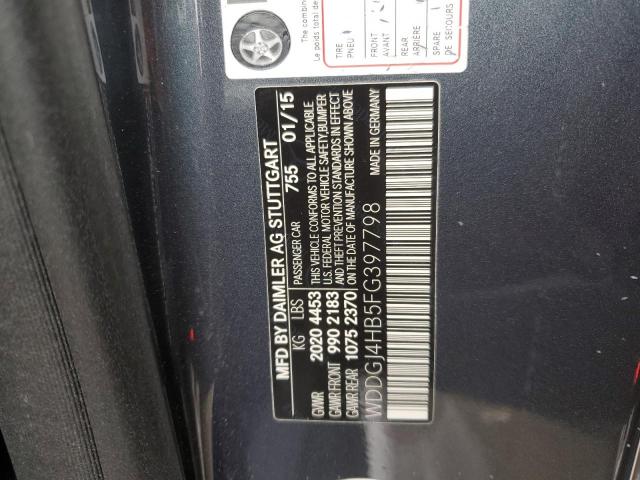 WDDGJ4HB5FG397798 Mercedes-Benz C 250