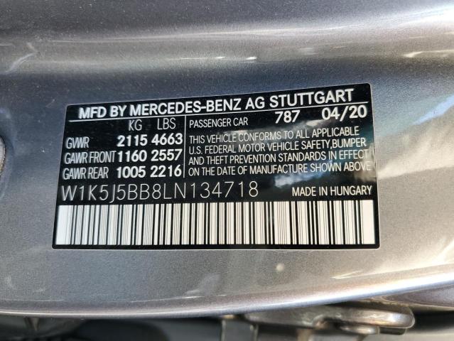 2020 MERCEDES-BENZ CLA AMG 35 W1K5J5BB8LN134718