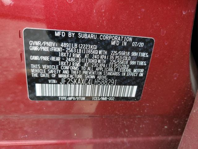 JF2SKAXC4LH588291 Subaru Forester Touring