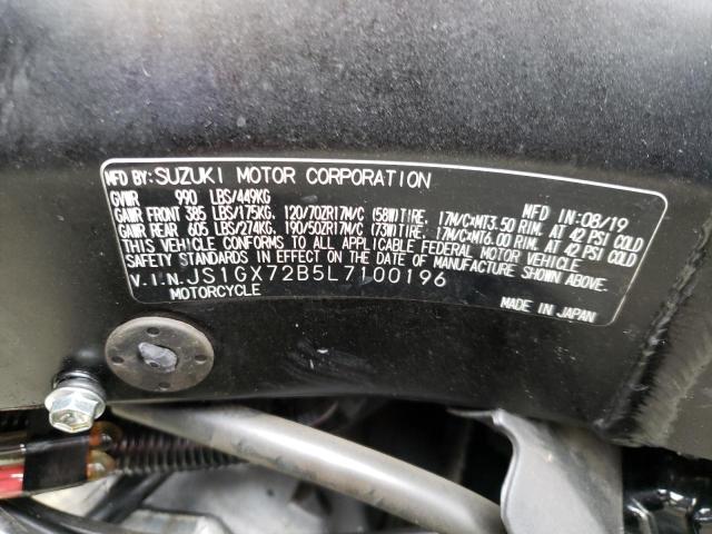 2020 SUZUKI GSX1300 RA JS1GX72B5L7100196