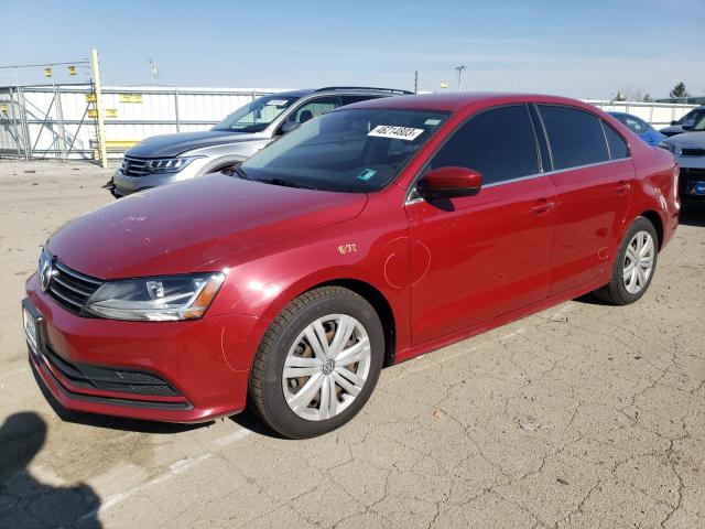 Salvage cars for sale from Copart Dyer, IN: 2017 Volkswagen Jetta S