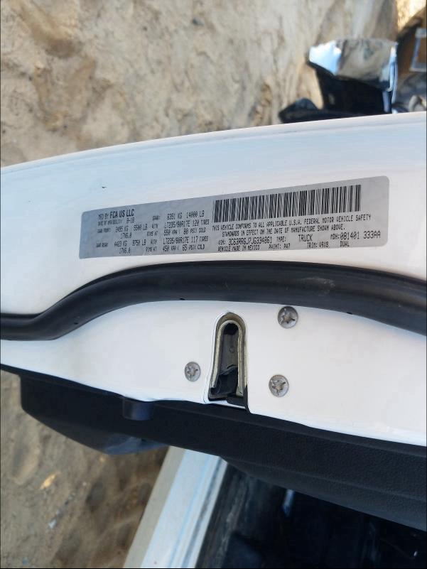 2018 RAM 3500 ST 3C63RRGJ7JG334861